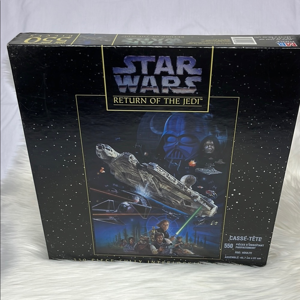 Retro, Vintage, Star Wars Return of the Jedi Puzzle, 550 pieces, Sealed Unopened
